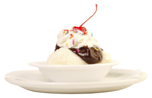 ice cream sundae