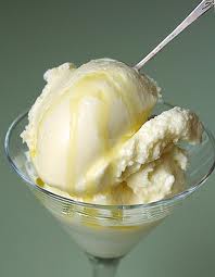 olive oil on ice cream